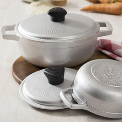 JUEGO CALDERO AF NATURAL ORIGINAL 18, 24 y 30CM IMUSA