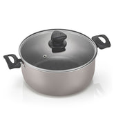 OLLA CON TAPA VIDRIO TALENT - 18 CM