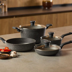 JUEGO DE OLLA DE 7 PIEZAS - LINEA GUSTO