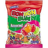 PALETAS BON BON BUM SURTIDAS 24 UND