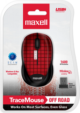 MAXELL TRACEMOUSE ROJO MOWL-250
