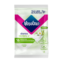 PAÑITOS HUMEDOS INTIMOS NOSOTRAS HERBAL