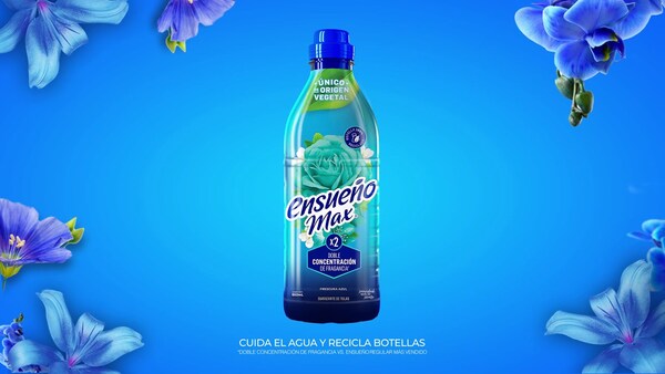 ENSUEÑO MAX  FRESCURA AZUL12X850ML