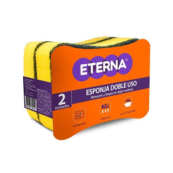 ETERNA ESPONJAS MULTIUSOS ANTIBACTERIAL 72X2 PACK