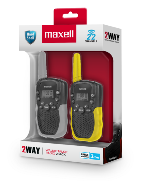 MAXELL WALKIE TALKIE RADIO GR/AMAR 10X2
