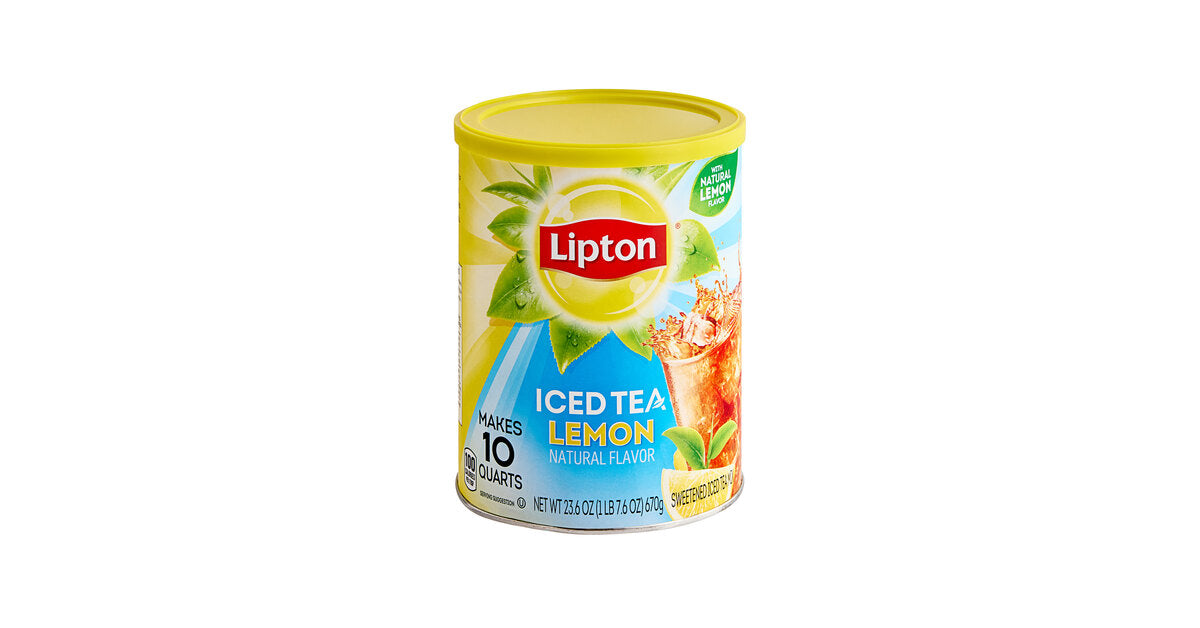 LIPTON ICED TEA LEMON 670g (23Onz.)