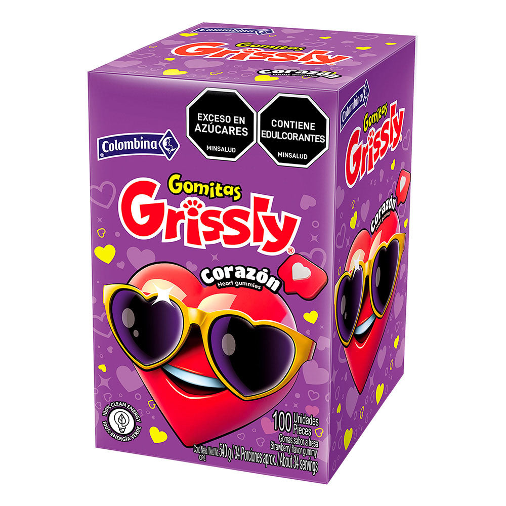 Colombina grissly gomitas corazón