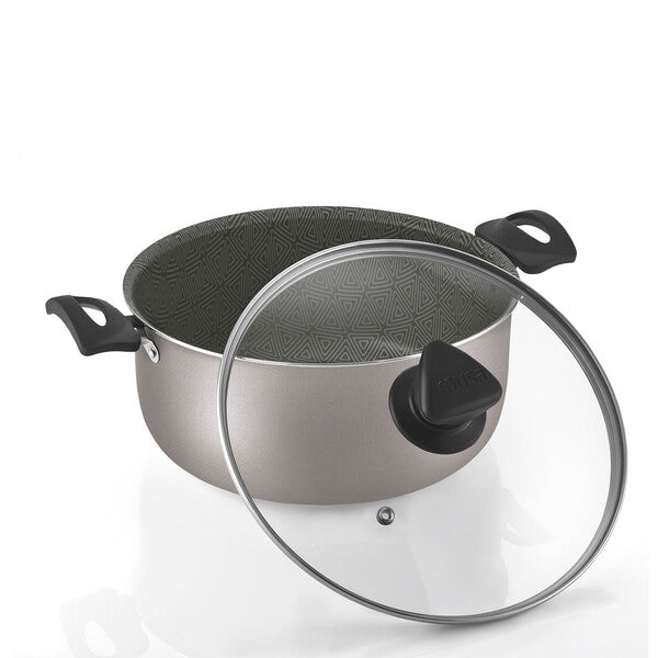 OLLA CON TAPA VIDRIO TALENT  - 18 CM