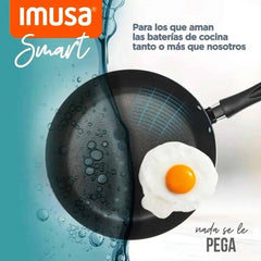 JUEGO SARTÉN LÍNEA  SMART  24-30 CM