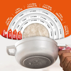 CALDERO TAPA VIDRIO ORIGINAL 24 CM