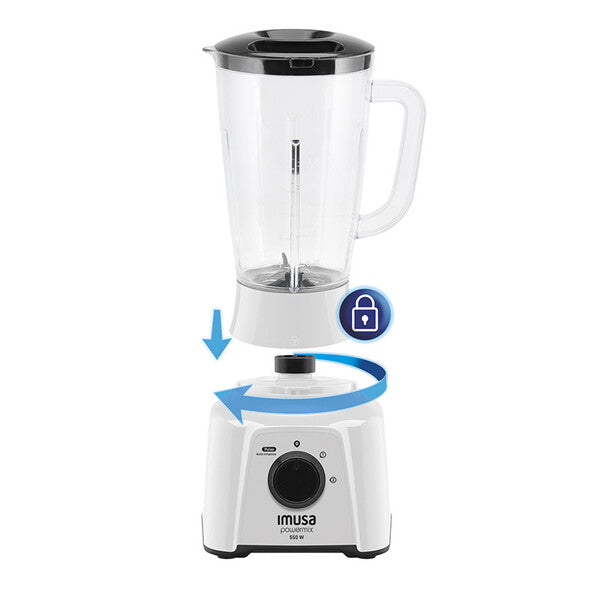 LICUADORA POWER MIX PLUS 2V (BLANCA)