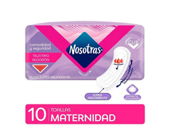 NOSOTRAS MSTERNIDAD ( 1PAQUTE DE 10 UNIDADES)