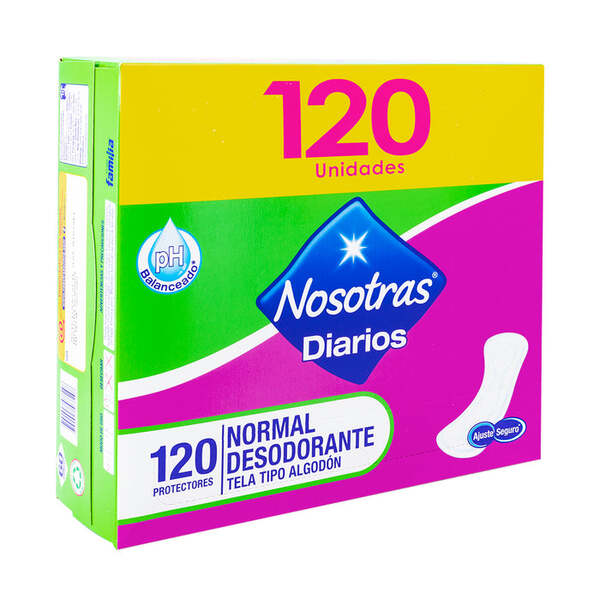 NOSOTRAS PROTECTORES (1 PAQUETE DE 120 UNIDADES)