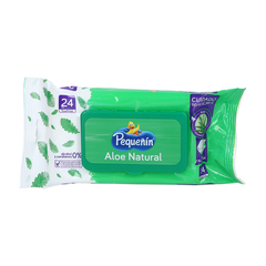 Toallas Pequeñin Aloe Vera 24 UND