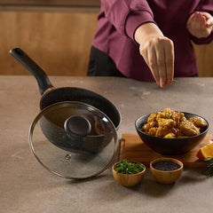 OLLA TAPA VIDRIO - 18 CM, LINEA GUSTO