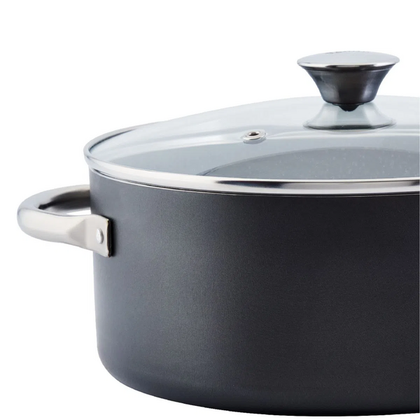 OLLA IMUSA TALENT PRO 24 CM - ANTIADHERENTE TAPA DE VIDRIO