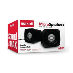 MAXELL BOCINAS USB MICRO NEGRA 4X10X1