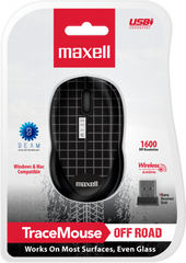 MAXELL TRACEMOUSE  NEGRO MOWL-250 6X6