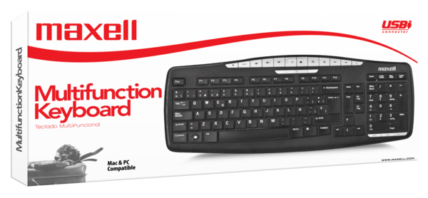 MAXELL  TECLADO MULTIFUNCIONAL KB-100