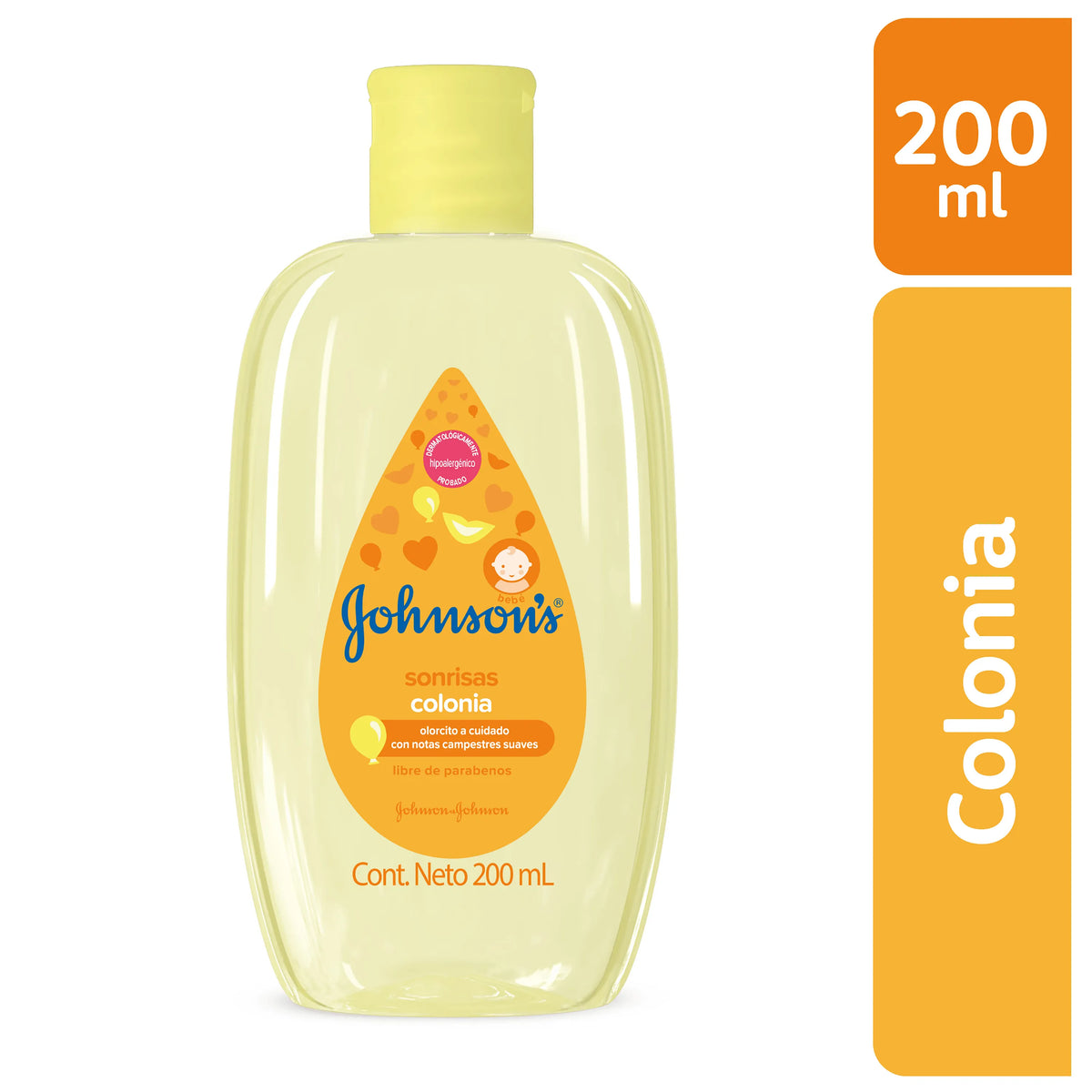 JOHNSON BABY COLONIA SONRISAS 12X200ML