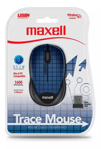 MAXELL TRACE MOUSE AZUL MOWL-250 6X6