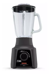 LICUADORA POWER MIX GLASS 5V (BLANCA, ROJA, NEGRA, GRIS)