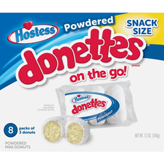 HOSTESS SNACK DONETTE POWDERED 12 OZ  (UND)