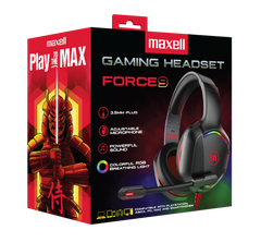 MAXELL GAMING  HEADSET FORCE H+MIC 20X1