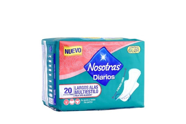 NOSOTRAS PROTECTORES  LARGOS ALAS 12 X 20 UND.