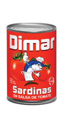 SARDINAS DIMAR SALSA DE TOMATE 24X425Gr.