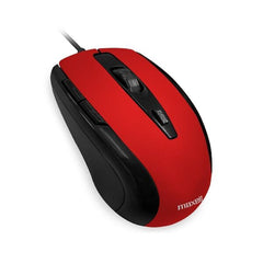 MAXELL OPTICAL MOUSE ROJO MOWR-105