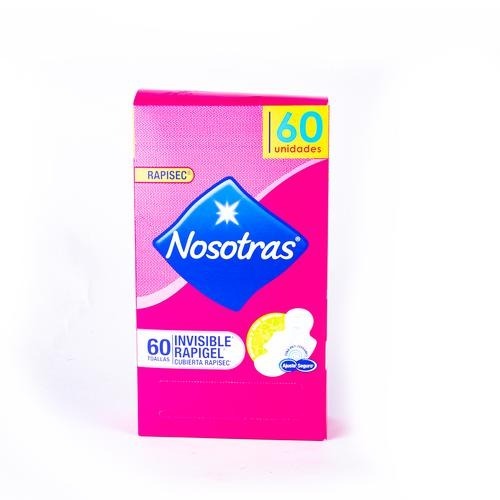 NOSOTRAS INVISIBLE  RAPIGEL DISPENSADOR 8 X 60 UND.