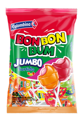 PALETAS BON BON BUM SURTIDAS JUMBO 48 UND