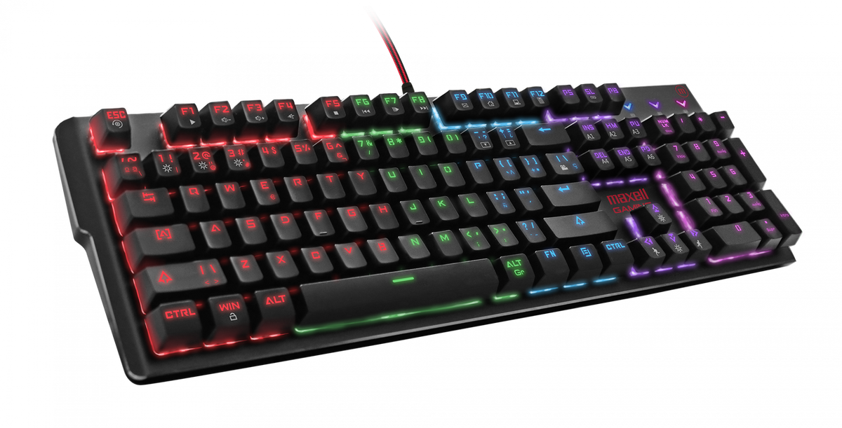 MAXELL GAMING  TECLADO ILUMINATED CA-KB 10X1