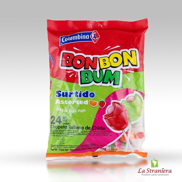 PALETAS BON BON BUM SURTIDAS  24 UND
