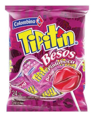 PALETAS TIPITIN BESOS 24 UND.