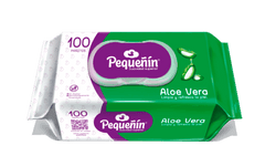 TOALLITAS HUMEDAS PARA BEBE DE ALOE VERA 100 UND