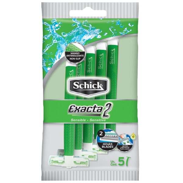 SCHICK EXACTA HOMBRE DESECHABLE 5 UND
