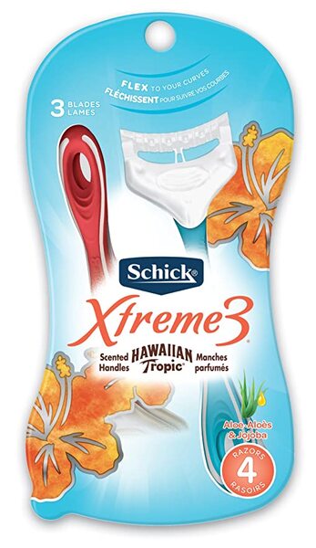 SCHICK XTREME MUJER HAWAIIIAN TROPIC 2 UND