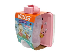 SET LONCHERITO (SANDUCHERA 0.5 LT Y TERMITO ZARY ZARU (AZUL Y ROSADO)