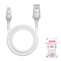 MAXELL CABLE JELLEEZ 4FT BLANCO LIGHTNING/USB 4X12