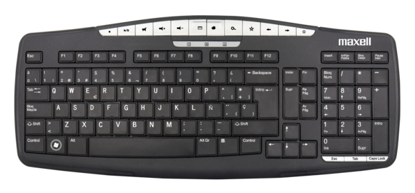 MAXELL  TECLADO MULTIFUNCIONAL KB-100