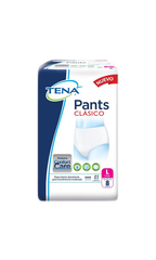 TENA PANTS CLASICO LARGE 8 UND