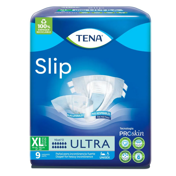 TENA SLIP ULTRA EXTRA GRANDE 9 UND