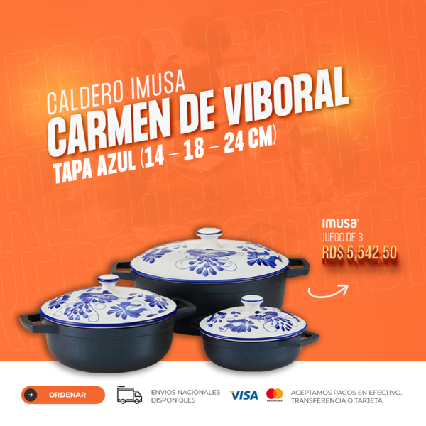 COLECCION CARMEN DE VIBORAL (TAPA AZUL) - 14-18-24CM