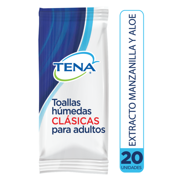 TOALLAS HUMEDAS CLASICAS TENA 20 UND