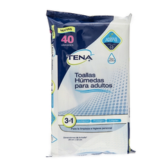 TOALLAS HUMEDAS TENA 40 UND