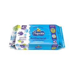 TOALLAS HUMEDAS PEQUENIN ANTIBACTERIAL 40 UND