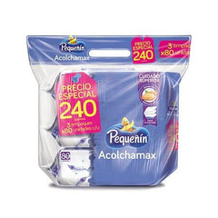 TOALLAS HUMEDAS PEQUENIN 3 POR 80 UND