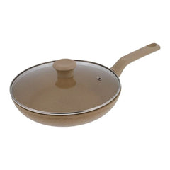 IMUSA TERRA SARTEN ARENA TAPA DE VIDRIO 20 CM